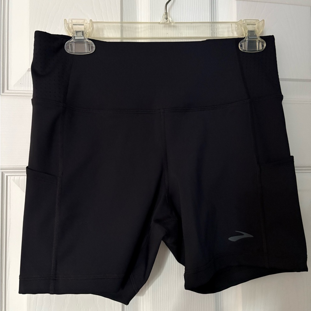 Brooks Black Athletic Shorts for Performance
